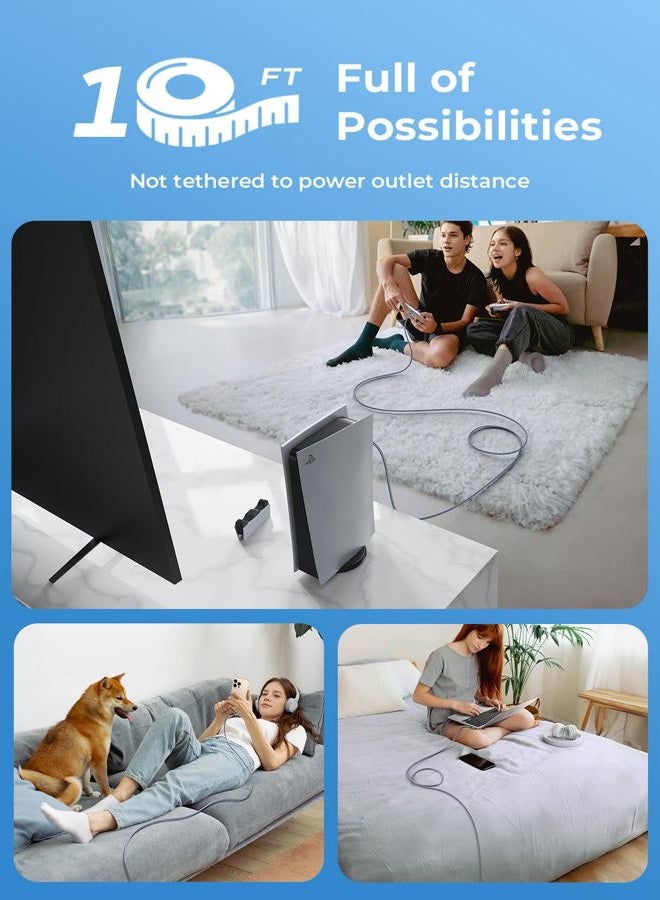 Ainope 100W USB C to USB C Cable 10ft, USB C Cable Fast Charger , Type C Cable Usb C Charger Fits Samsung charger type c，MacBook Air/Pro, iPad Pro 12.9/11/Air/Mini, Samsung Galaxy S22/21/20/Note20 - Image 4